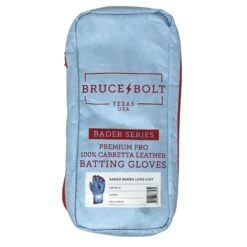 Bruce Bolt PREMIUM PRO BADER Series Long Cuff Batting Gloves: Baby Blue -Head Banger Sports Store 1