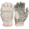 2023 Spiderz HYBRID Batting Gloves: White/White 2 2023 Spiderz HYBRID Batting Gloves: White/White -Head Banger Sports Store 2020HybWhiteout