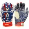 2022 Spiderz HYBRID Batting Gloves: USA Flag 3 2022 Spiderz HYBRID Batting Gloves: USA Flag -Head Banger Sports Store 2020USAFlag