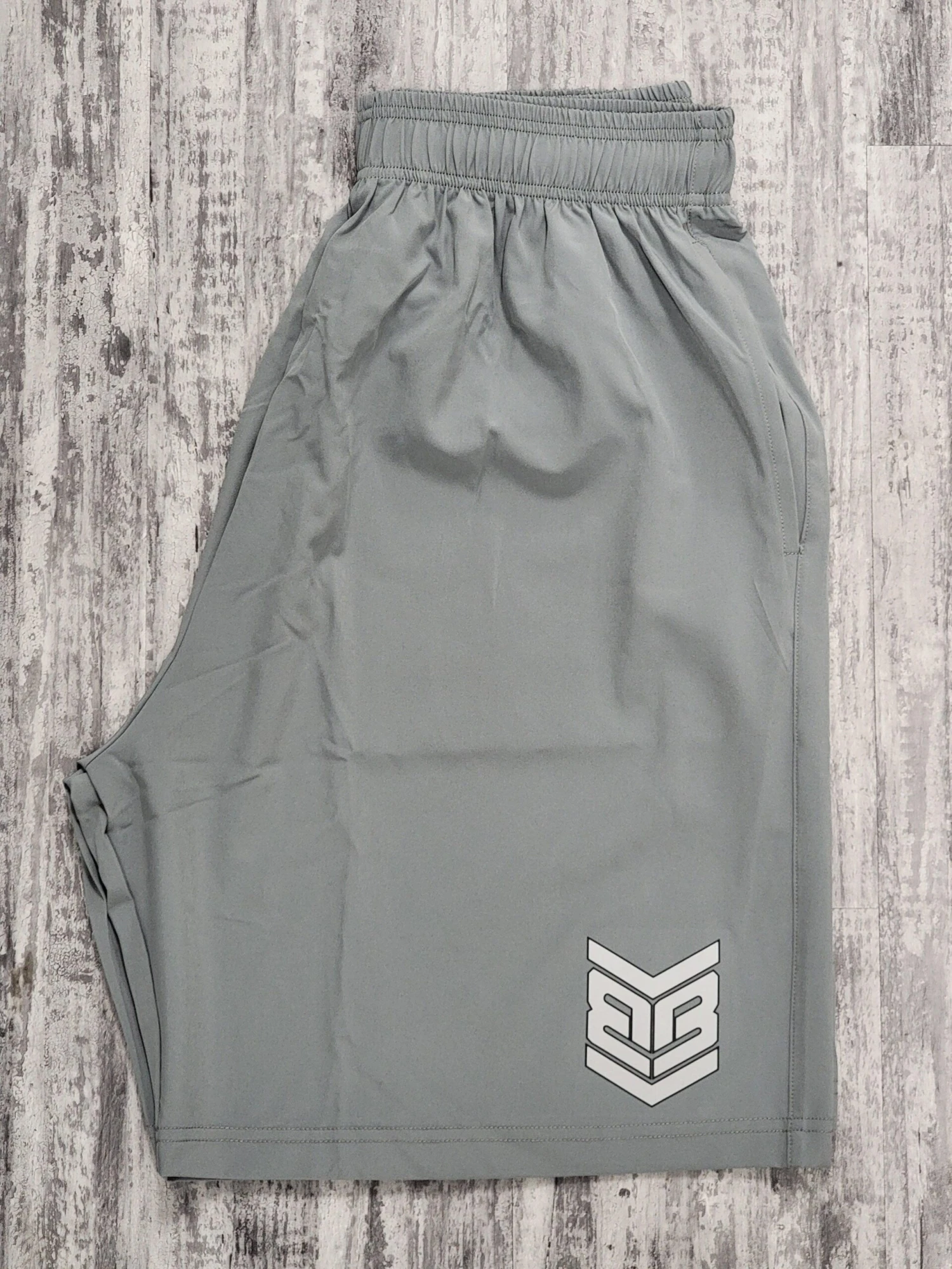 Banger Brand Exclusive 4 Way Stretch Shorts W/ Reflective Logo 8 Banger Brand Exclusive 4 Way Stretch Shorts W/ Reflective Logo - Image 8