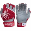 2022 Spiderz PRO Model Batting Gloves: Red/White -Head Banger Sports Store 2022SpiderzPRO Red White