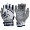 2022 Spiderz PRO Model Batting Gloves: White/Navy Blue -Head Banger Sports Store 2022SpiderzPRO White NavyBlue