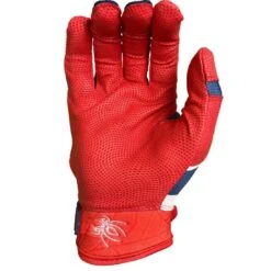 2023 Spiderz Pro Model Batting Gloves: White/Red/Navy 5 2023 Spiderz Pro Model Batting Gloves: White/Red/Navy -Head Banger Sports Store 2023SpiderzProModelBattingGloves White Red Navy2023SpiderzProModelBattingGloves White Red Navy 2
