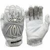 2022 Spiderz ENDITE Batting Gloves: Grey And White