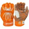 2023 Spiderz HYBRID Batting Gloves: Orange/White 20 2023 Spiderz HYBRID Batting Gloves: Orange/White -Head Banger Sports Store 22OrangeWhite