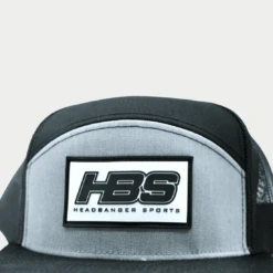 Headbanger Sports Lifestyle Pacific P787 6-Panel Arch Snapback Hat: Black / Heather Grey -Head Banger Sports Store 26 ba6f1ec3 9cb6 4121 8746 007e8a96b902