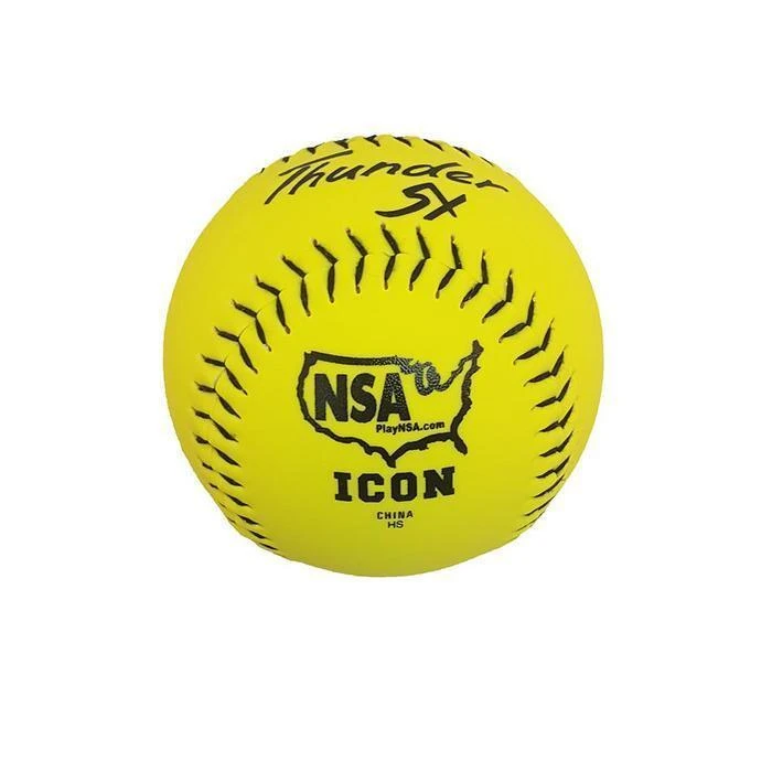 Dudley Thunder SY HYCON ICON NSA 12" Synthetic Slowpitch Softballs (DOZEN): 4E824Y 2 Dudley Thunder SY HYCON ICON NSA 12" Synthetic Slowpitch Softballs (DOZEN): 4E824Y - Image 2