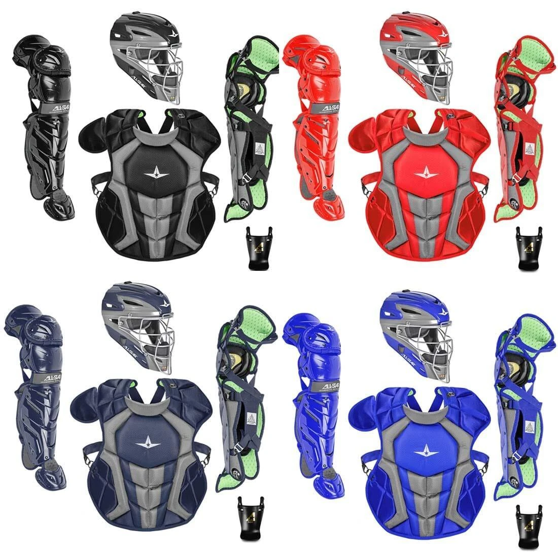 All-Star S7 Axis Elite (Ages 12-16) Catcher's Kit NOCSAE Approved: CKCC1216S7X 1 All-Star S7 Axis Elite (Ages 12-16) Catcher's Kit NOCSAE Approved: CKCC1216S7X