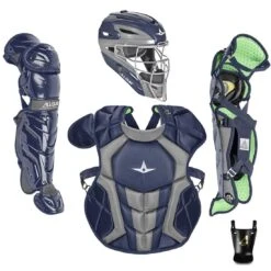 All-Star S7 Axis Elite (Ages 12-16) Catcher's Kit NOCSAE Approved: CKCC1216S7X 7 All-Star S7 Axis Elite (Ages 12-16) Catcher's Kit NOCSAE Approved: CKCC1216S7X -Head Banger Sports Store All StarS7AxisElite Ages12 16 Catcher sKitNOCSAEApproved CKCC1216S7XNavy