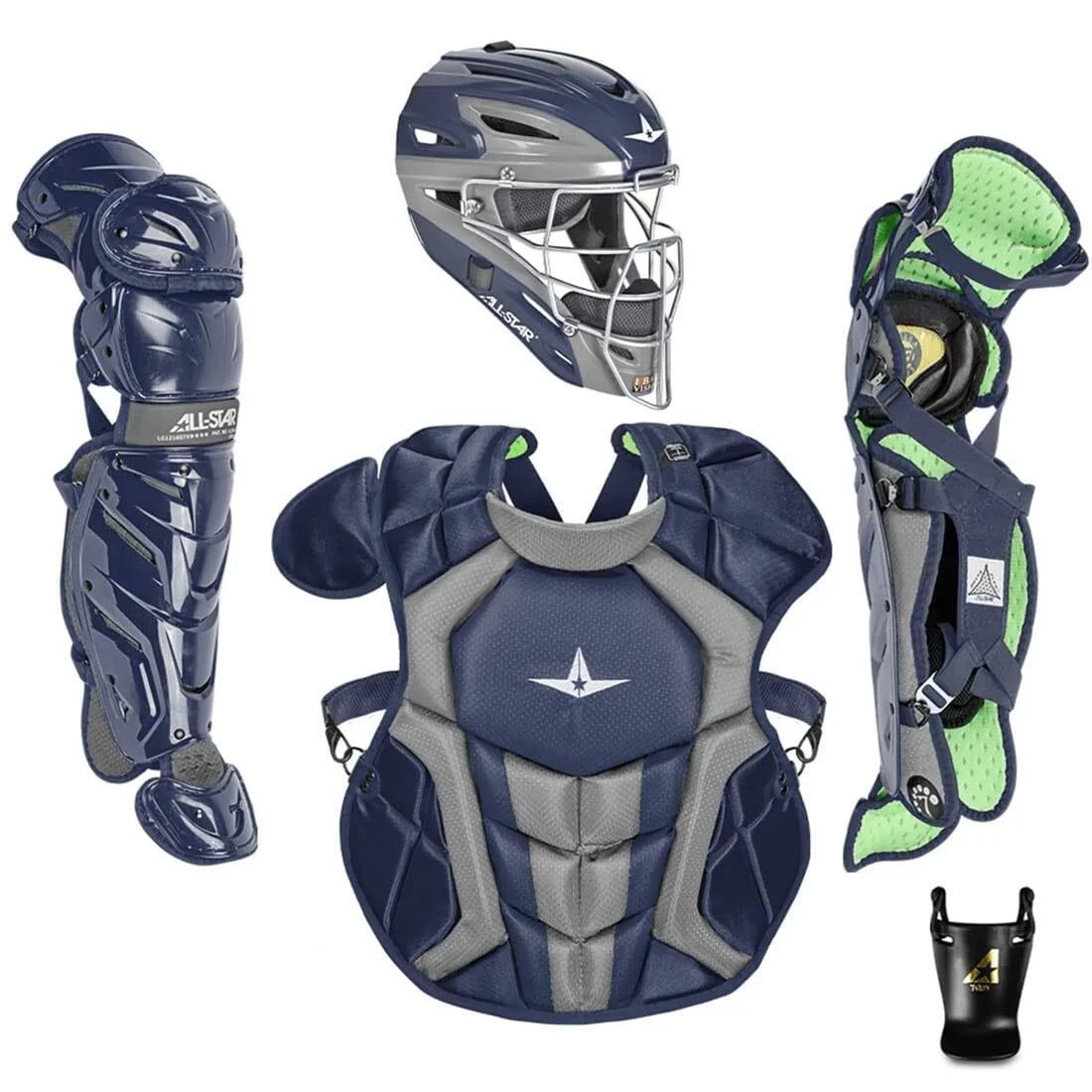All-Star S7 Axis Elite (Ages 9-12) Catcher's Kit NOCSAE Approved: CKCC912S7X 4 All-Star S7 Axis Elite (Ages 9-12) Catcher's Kit NOCSAE Approved: CKCC912S7X - Image 4