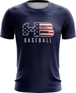 Headbanger Sports Exclusive " HB Sports Baseball" Short Sleeve Jersey -Head Banger Sports Store Baseball Navy