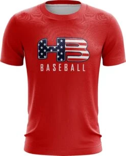 Headbanger Sports Exclusive " HB Sports Baseball" Short Sleeve Jersey -Head Banger Sports Store Baseball Red