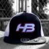 Headbanger Sports I8501 Cap America Flexfit Performance Trucker Mesh Back Hat: Black / White / RWB 2 Headbanger Sports I8501 Cap America Flexfit Performance Trucker Mesh Back Hat: Black / White / RWB -Head Banger Sports Store Black RWB1