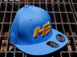Headbanger Sports I8503 Cap America Flexfit Perforated Performance Hat: Powder Blue & Yellow 6 Headbanger Sports I8503 Cap America Flexfit Perforated Performance Hat: Powder Blue & Yellow -Head Banger Sports Store Blue2