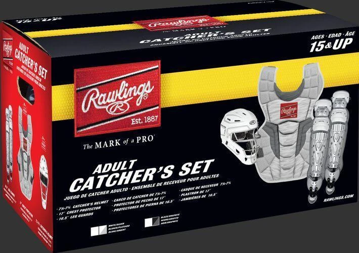 Rawlings Youth Black/Graphite VELO 2.0 Catcher's Gear Box Set: CSV2Y-B/GPH 5 Rawlings Youth Black/Graphite VELO 2.0 Catcher's Gear Box Set: CSV2Y-B/GPH - Image 5