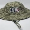 HB Sports Exclusive Pacific 1946 Boonie Bucket Cap: DESERT Camo -Head Banger Sports Store Camo Bucket Cap AMerican Flag