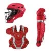 Easton Elite X Catcher's Box Set (Adult, Intermediate & Youth): Red -Head Banger Sports Store EliteX Red