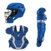 Easton Elite X Catcher's Box Set (Adult, Intermediate & Youth): Royal -Head Banger Sports Store EliteX Royal