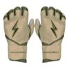 Bruce Bolt Premium Pro Military Series Long Cuff Batting Gloves: Beige 15 Bruce Bolt Premium Pro Military Series Long Cuff Batting Gloves: Beige -Head Banger Sports Store IMG 0880