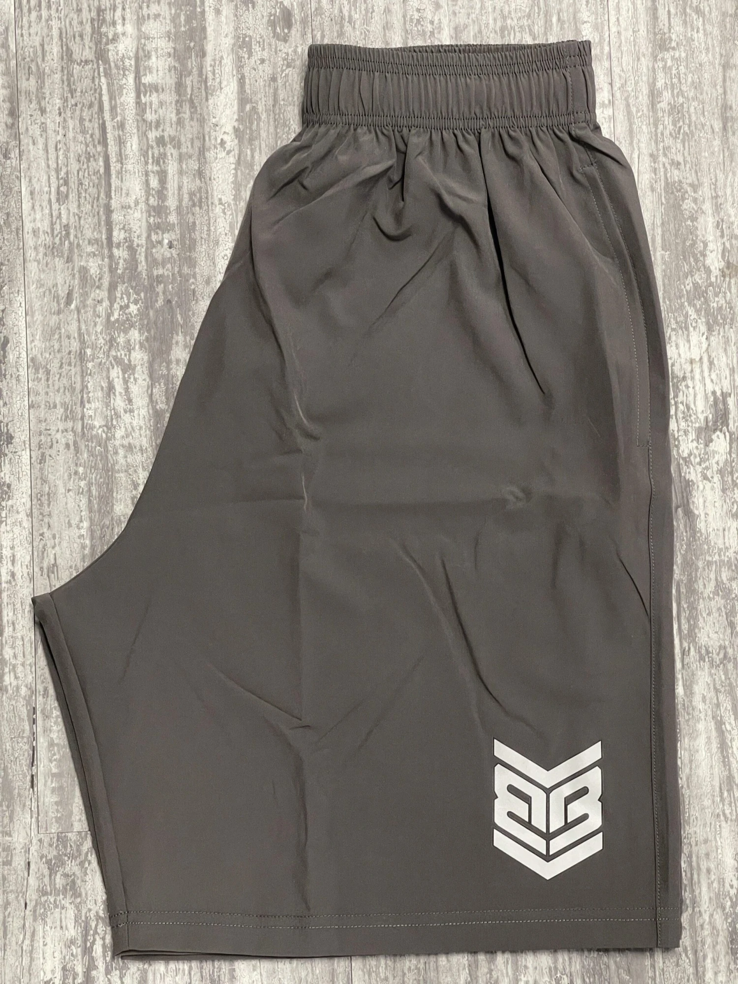 Banger Brand Exclusive 4 Way Stretch Shorts W/ Reflective Logo 2 Banger Brand Exclusive 4 Way Stretch Shorts W/ Reflective Logo - Image 2