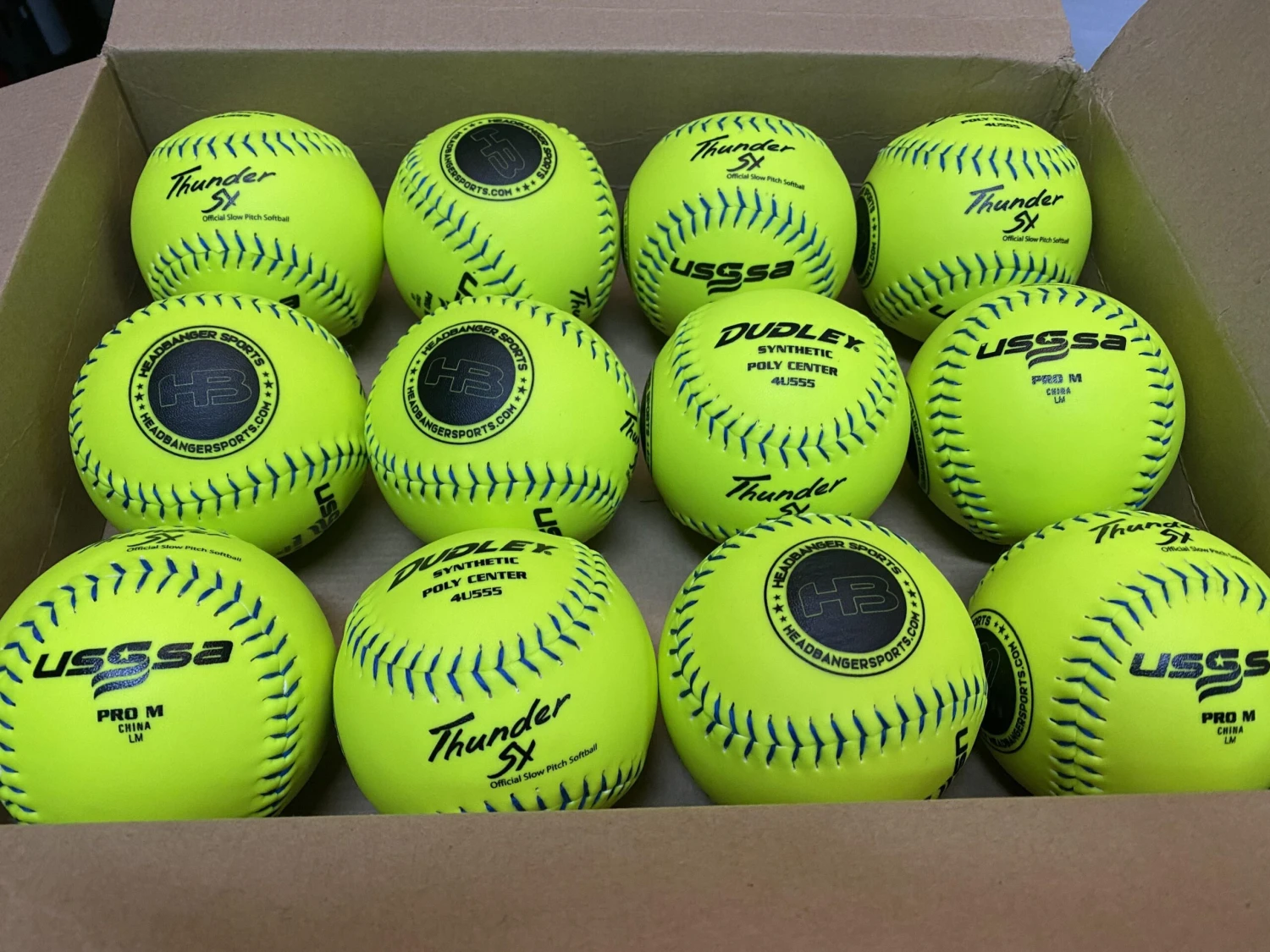 Dudley Thunder SY Slowpitch Softball 12” USSSA PRO M – (DOZEN): 4U555 2 Dudley Thunder SY Slowpitch Softball 12” USSSA PRO M – (DOZEN): 4U555 - Image 2