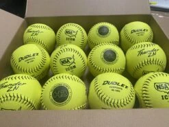 Dudley Thunder ZN HYCON ICON NSA 12" Slowpitch Softballs (DOZEN): 4E199Y 5 Dudley Thunder ZN HYCON ICON NSA 12" Slowpitch Softballs (DOZEN): 4E199Y -Head Banger Sports Store IMG 5778