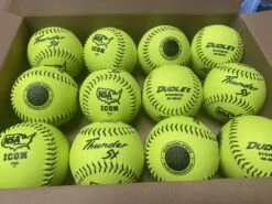 Dudley Thunder SY HYCON ICON NSA 12" Synthetic Slowpitch Softballs (DOZEN): 4E824Y 5 Dudley Thunder SY HYCON ICON NSA 12" Synthetic Slowpitch Softballs (DOZEN): 4E824Y -Head Banger Sports Store IMG 5781