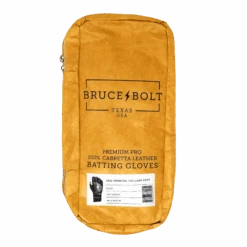 Bruce Bolt PREMIUM PRO Long Cuff Batting Gloves: Black 12 Bruce Bolt PREMIUM PRO Long Cuff Batting Gloves: Black -Head Banger Sports Store LC BLKG BAG