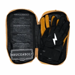 Bruce Bolt PREMIUM PRO Long Cuff Batting Gloves: Black 13 Bruce Bolt PREMIUM PRO Long Cuff Batting Gloves: Black -Head Banger Sports Store LC BLKG BAG2