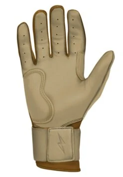 Bruce Bolt PREMIUM PRO Gold Series Batting Gloves: Long Cuff 13 Bruce Bolt PREMIUM PRO Gold Series Batting Gloves: Long Cuff -Head Banger Sports Store LC GLD PALM