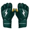 Bruce Bolt PREMIUM PRO Long Cuff Batting Gloves: Green 20 Bruce Bolt PREMIUM PRO Long Cuff Batting Gloves: Green -Head Banger Sports Store LC GRNG HERO