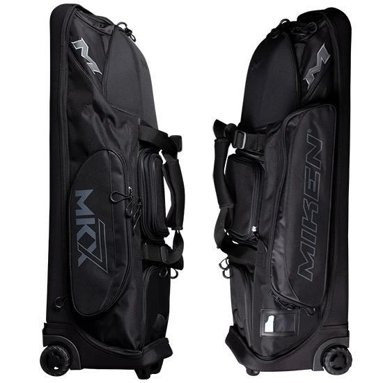Miken MKMK7X Black Pro Wheeled Roller Bat Bag: MKMK7X-PRO-BLK 2 Miken MKMK7X Black Pro Wheeled Roller Bat Bag: MKMK7X-PRO-BLK - Image 2