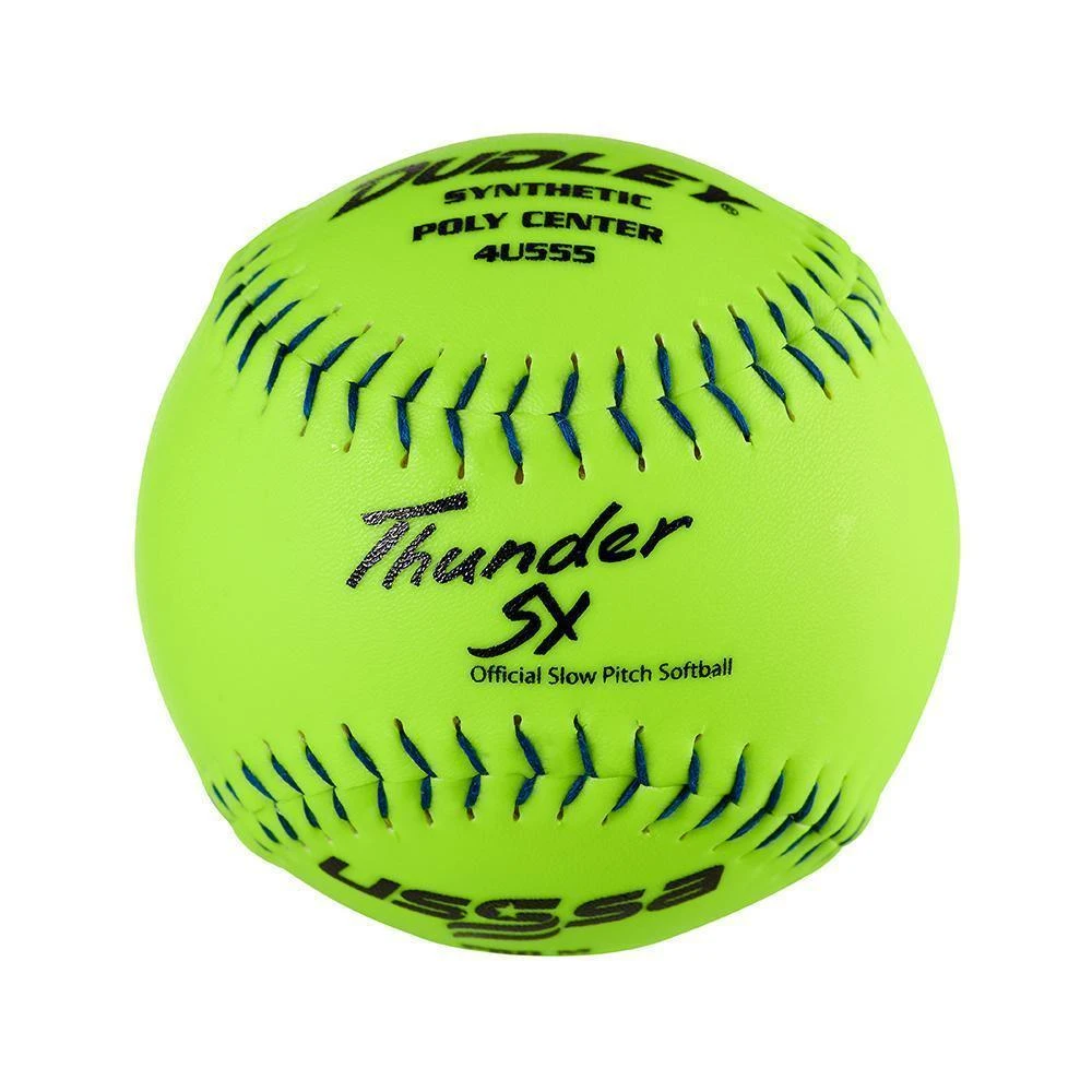 Dudley Thunder SY Slowpitch Softball 12” USSSA PRO M – (DOZEN): 4U555 1 Dudley Thunder SY Slowpitch Softball 12” USSSA PRO M – (DOZEN): 4U555