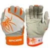 2022 Spiderz PRO Model Batting Gloves: White/Orange 14 2022 Spiderz PRO Model Batting Gloves: White/Orange -Head Banger Sports Store PROWhiteOrange