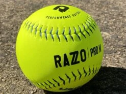 DeMarini RAZZO 12" PRO M USSSA Slowpitch Softballs (Dozen): WTDRZPMC12UB -Head Banger Sports Store PhotoMar11 121157PM