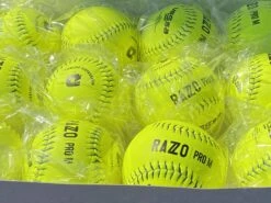 DeMarini RAZZO 12" PRO M USSSA Slowpitch Softballs (Dozen): WTDRZPMC12UB -Head Banger Sports Store PhotoMar11 121203PM