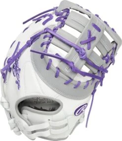 Rawlings Liberty Advanced Color Series 13" Fastpitch First Base Mitt: RLADCTSB (Multiple Colors) -Head Banger Sports Store RLADCTSBWPG 2 png