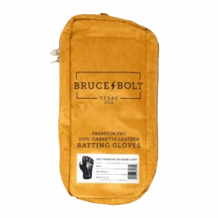 Bruce Bolt PREMIUM PRO Short Cuff Batting Gloves: Black -Head Banger Sports Store SC BLKG BAG