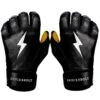 Bruce Bolt PREMIUM PRO Short Cuff Batting Gloves: Black 7 Bruce Bolt PREMIUM PRO Short Cuff Batting Gloves: Black -Head Banger Sports Store SC BLKG HERO