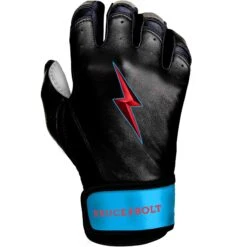 Bruce Bolt PREMIUM PRO BRINSON Series Short Cuff Batting Gloves: Black 8 Bruce Bolt PREMIUM PRO BRINSON Series Short Cuff Batting Gloves: Black -Head Banger Sports Store SC LBB RIGHT