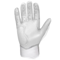 Bruce Bolt PREMIUM PRO BRINSON Series Short Cuff Batting Gloves: White 7 Bruce Bolt PREMIUM PRO BRINSON Series Short Cuff Batting Gloves: White -Head Banger Sports Store SC LBW PALM