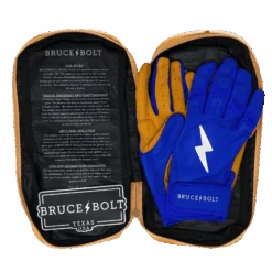 Bruce Bolt PREMIUM PRO Short Cuff Batting Gloves: Royal 15 Bruce Bolt PREMIUM PRO Short Cuff Batting Gloves: Royal -Head Banger Sports Store SC ROYG BAG2