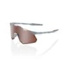 100% HYPERCRAFT Sunglasses Matte Stone Grey - HiPER Crimson Silver Mirror Lens -Head Banger Sports Store SP22 HYPERCRAFT XS 60002 00001 3Q