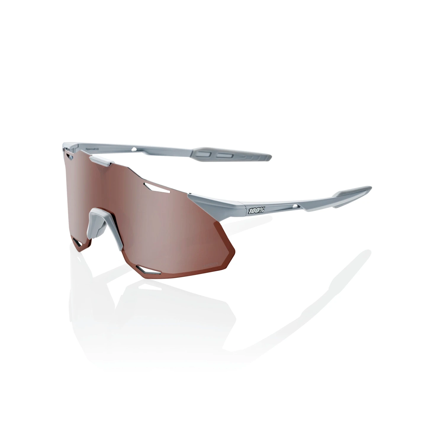 100% HYPERCRAFT Sunglasses Matte Stone Grey - HiPER Crimson Silver Mirror Lens 1 100% HYPERCRAFT Sunglasses Matte Stone Grey - HiPER Crimson Silver Mirror Lens