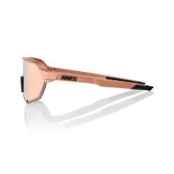 100% S2 Sunglasses Matte Copper Chromium - HiPER Copper Mirror Lens -Head Banger Sports Store SP22 S2 60006 00005 PROFILE