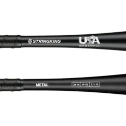 StringKing Metal (-10) USA Baseball Bat: SKUSM10 8 StringKing Metal (-10) USA Baseball Bat: SKUSM10 -Head Banger Sports Store StringKing Baseball Metal USABat Bat 29 Inch Close Up FQtnbTV base 2x 5r3SOSw