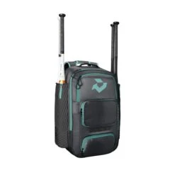 2022 DeMarini Spectre Baseball And Softball Backpack: WB57176 32 2022 DeMarini Spectre Baseball And Softball Backpack: WB57176 -Head Banger Sports Store WB5717602 1 Spectre Backpack Grey Mint.png.cq5dam.web .1200.1200