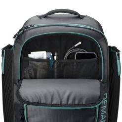 2022 DeMarini Spectre Baseball And Softball Backpack: WB57176 36 2022 DeMarini Spectre Baseball And Softball Backpack: WB57176 -Head Banger Sports Store WB5717602 6 Spectre Backpack Grey Mint.png.cq5dam.web .1200.1200