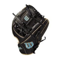 2022 Wilson A1000 DP15 11.5" Infield Baseball Glove: WTA10RB22DP15 -Head Banger Sports Store WBW100132 2 A1000 DP15 IF 115 Blue Black Blonde.png.cq5dam.web .1200.1200