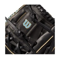 2022 Wilson A1000 DP15 11.5" Infield Baseball Glove: WTA10RB22DP15 -Head Banger Sports Store WBW100132 4 A1000 DP15 IF 115 Blue Black Blonde.png.cq5dam.web .1200.1200
